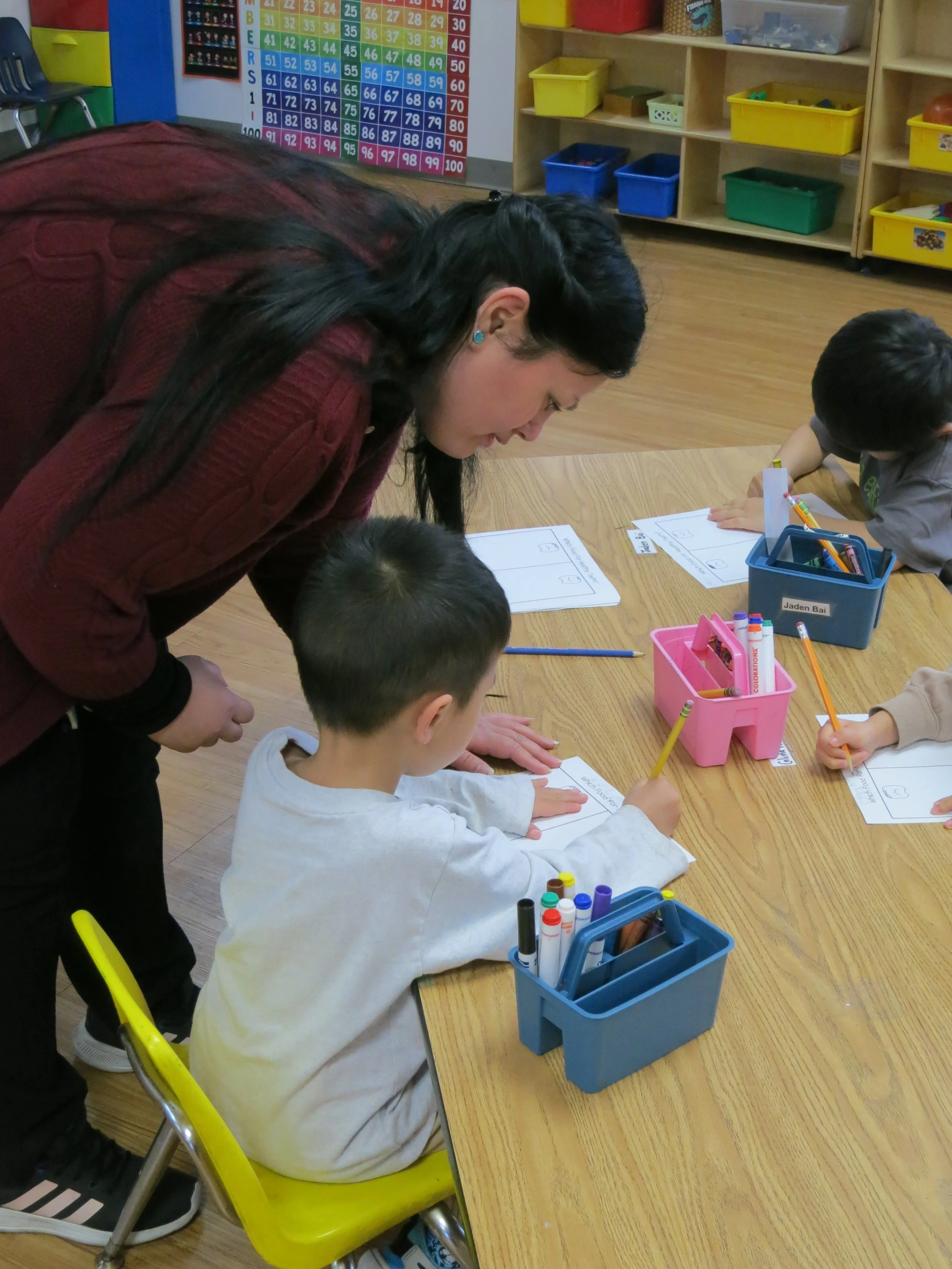 Private preschool in Walnut, CA teaching students developmental skills