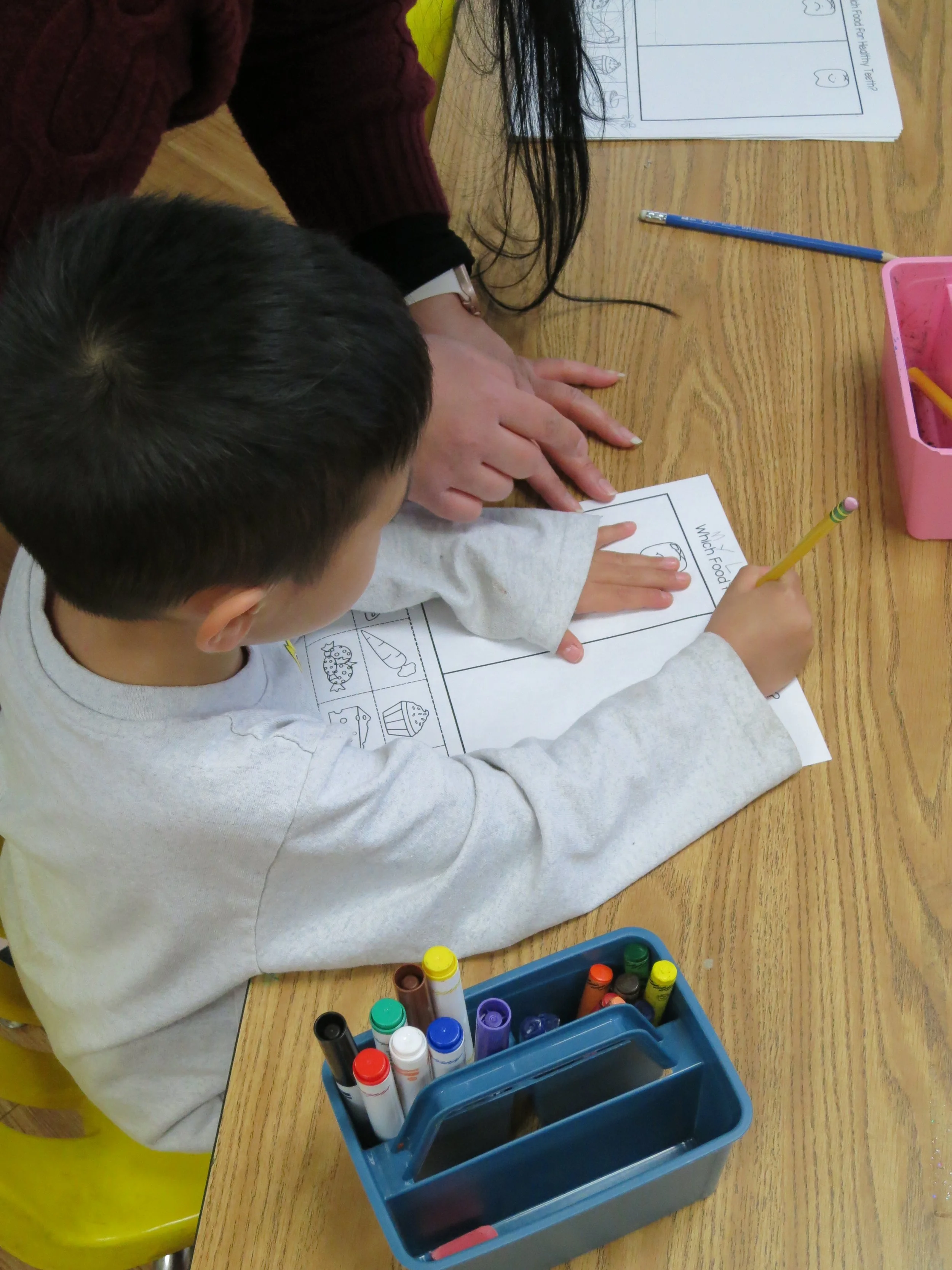 Pre-K/Kinder Students’ Evaluation Week