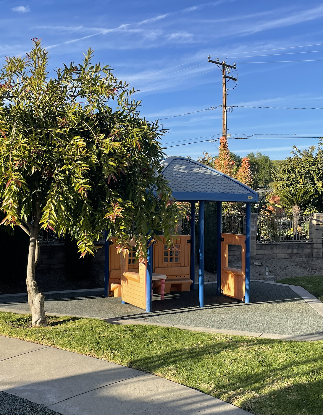 Small playground for younger students in private education in Walnut, CA