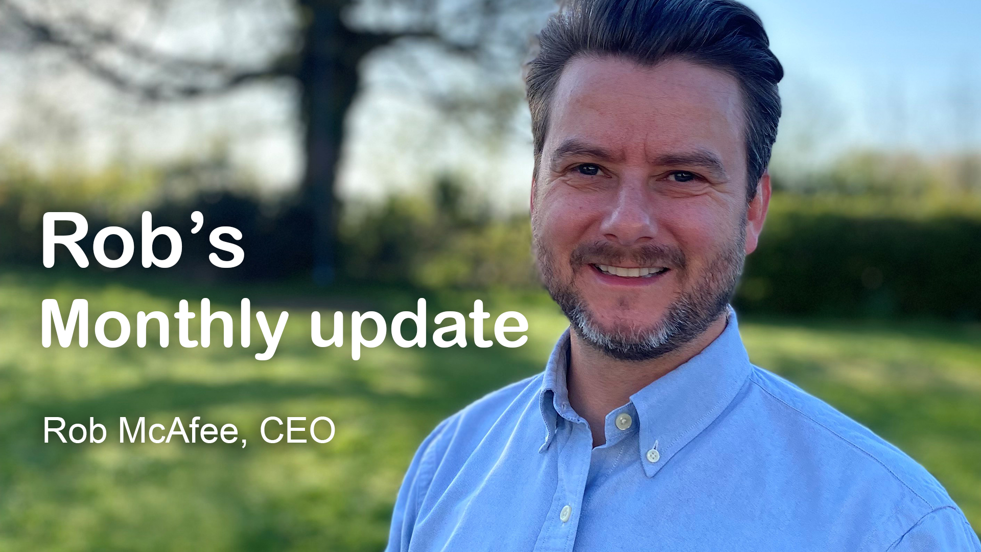Watch Rob’s October video update