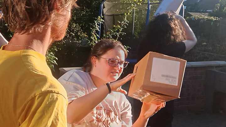How cardboard boxes gave us the best seat for the eclipse