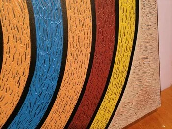 Opus XIII: Infinite Chromatic Orbit – cosmic abstract painting with vibrant circular patterns by Sotiris Christodoulou Studio 7.jpeg