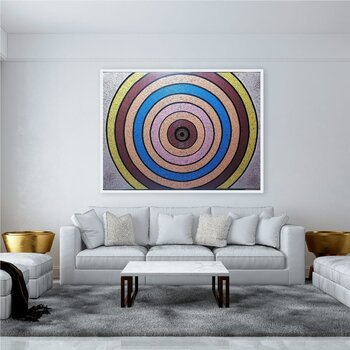 Opus XIII: Infinite Chromatic Orbit, limited edition cosmic abstract art print by Sotiris Christodoulou