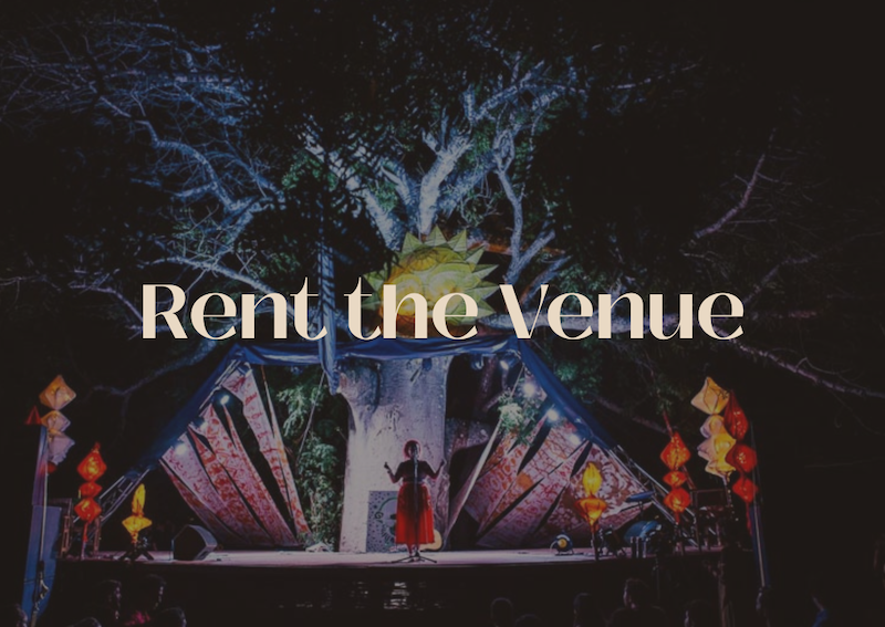 Fully equipped venue for events, festivals, concerts