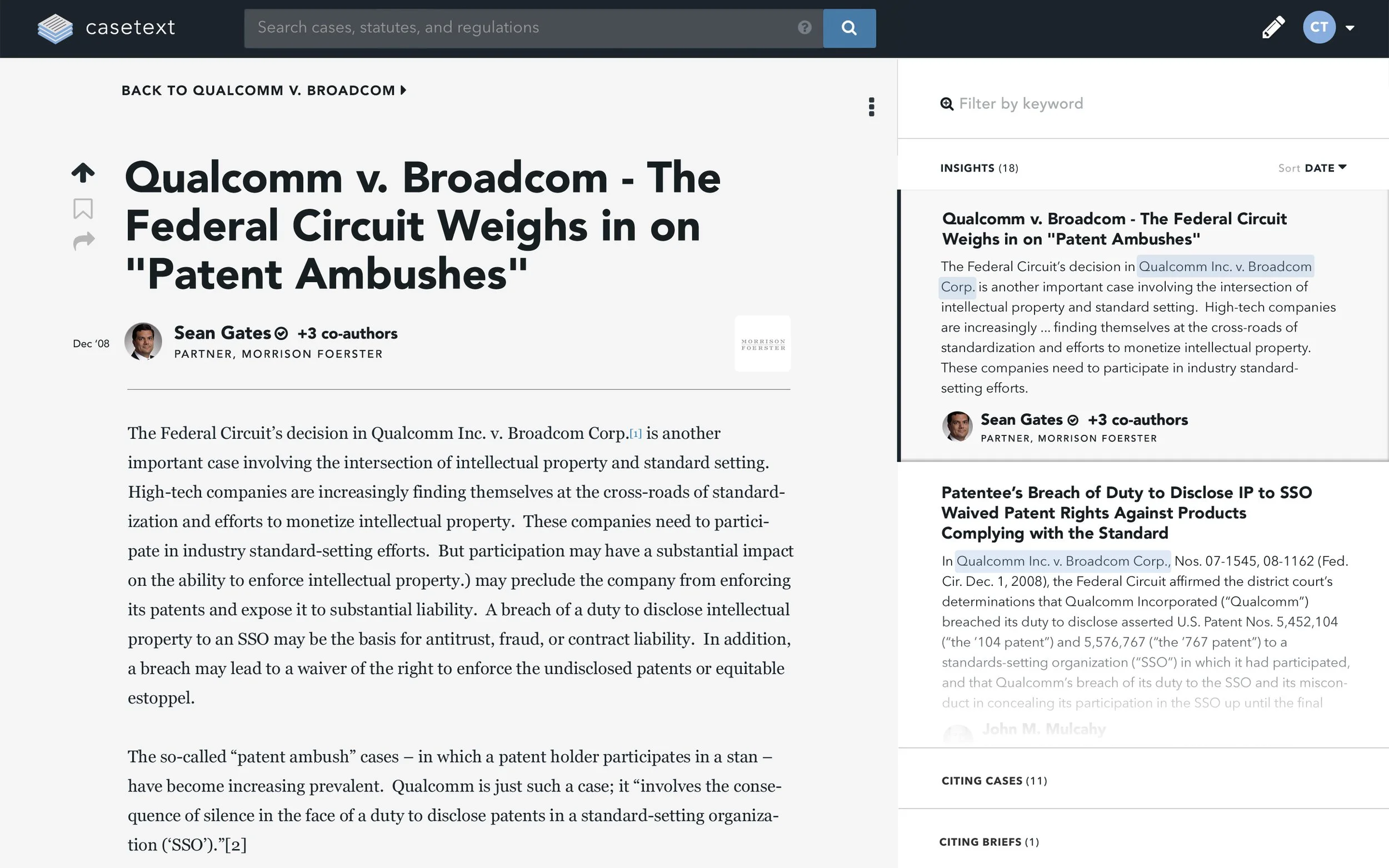 Peeks and Deep Links