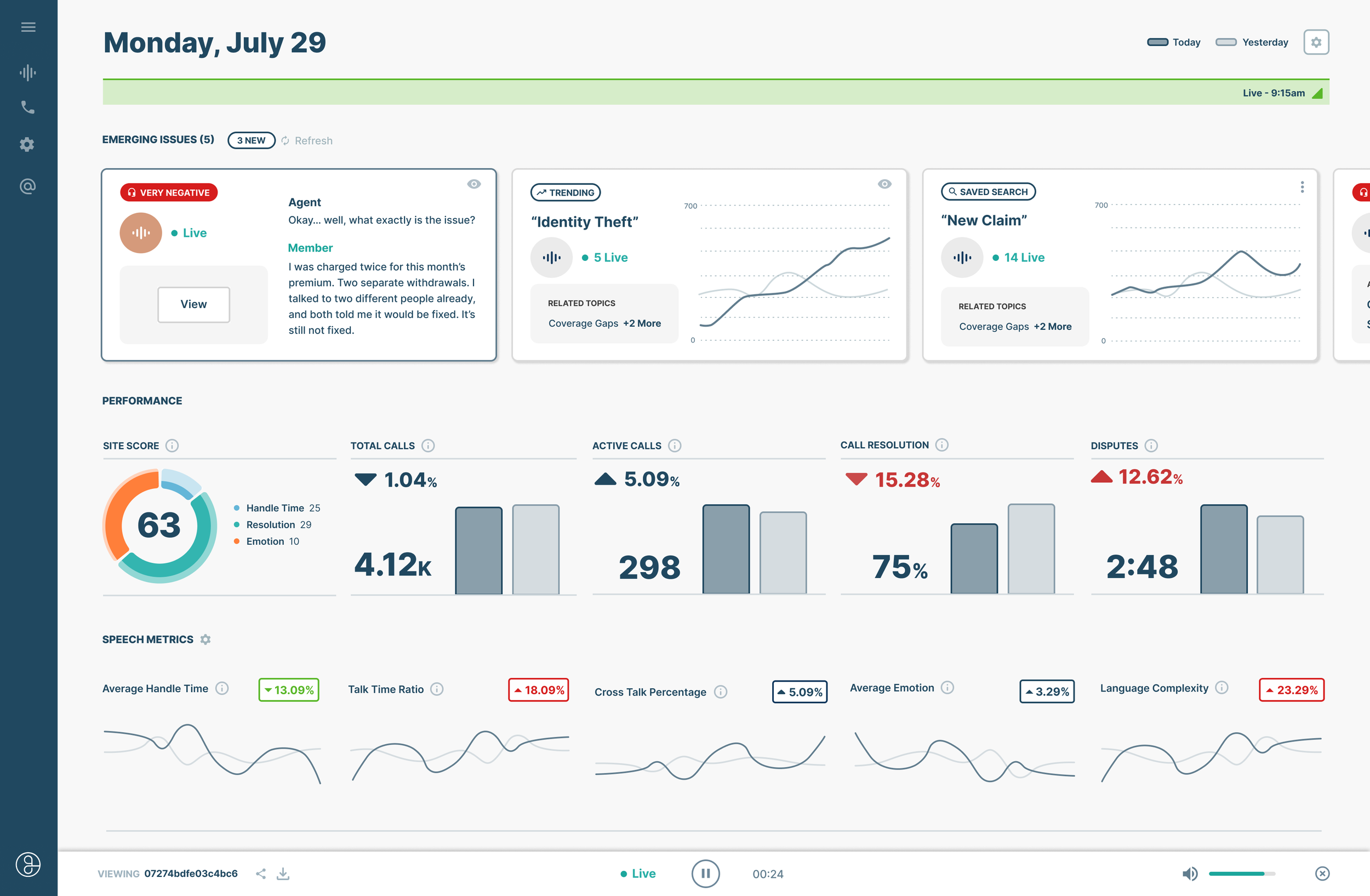 Live Analytics Dashboard