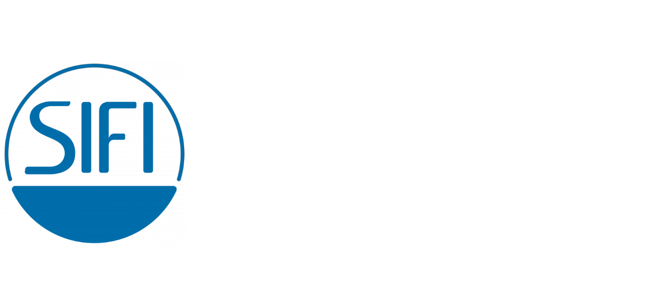 SIFI logo with a stylized blue circle and the company name in black and blue text.