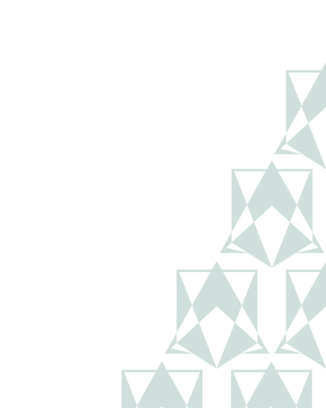 Illustration of a pyramid structure made from green Tetris-like blocks arranged in a stacked formation.