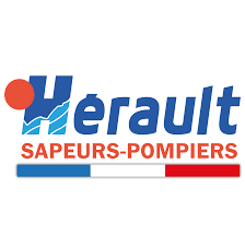Logo de la caserne de pompiers Sapeurs-Pompiers de Rueil-Malmaison avec texte et symboles.
