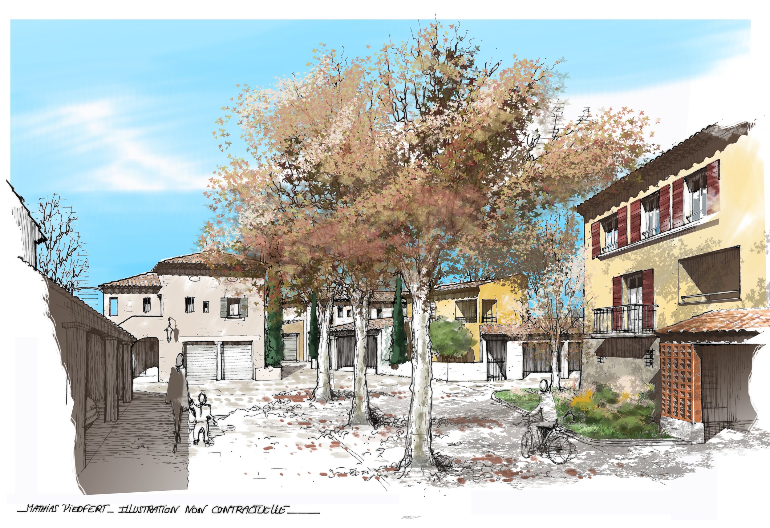 «Le Parvis des Fontaines» - LE THOR (84)