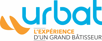 Logo d'Urban, une entreprise de boulangerie, avec le texte "L'expérience d'un grand bâtisseur".