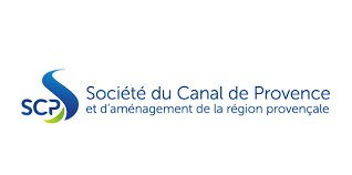 Logo de la Société du Canal de Provence avec le texte 'Société du Canal de Provence et d'aménagement de la région provençale'
