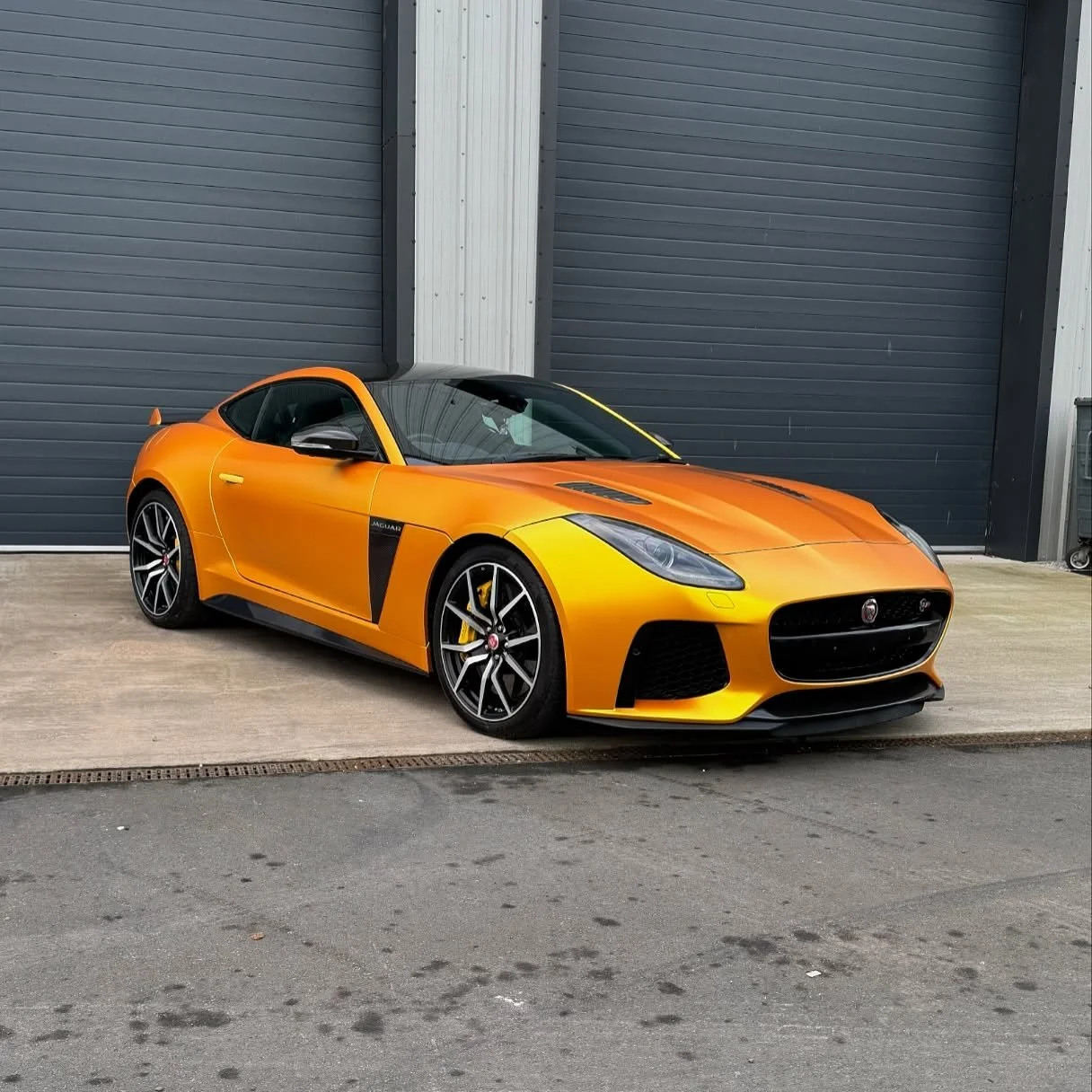 A Returning Customer Wanted A Unique Colour For His Jaguar F-Type SVR. We Certainly Delivered On That, We Wrapped This F-Type From Blue Including Shuts &amp; Returns🚗

Need A Vehicle Branding? 

Get In Touch And Let Us Transform Your Vehicles. We Ca