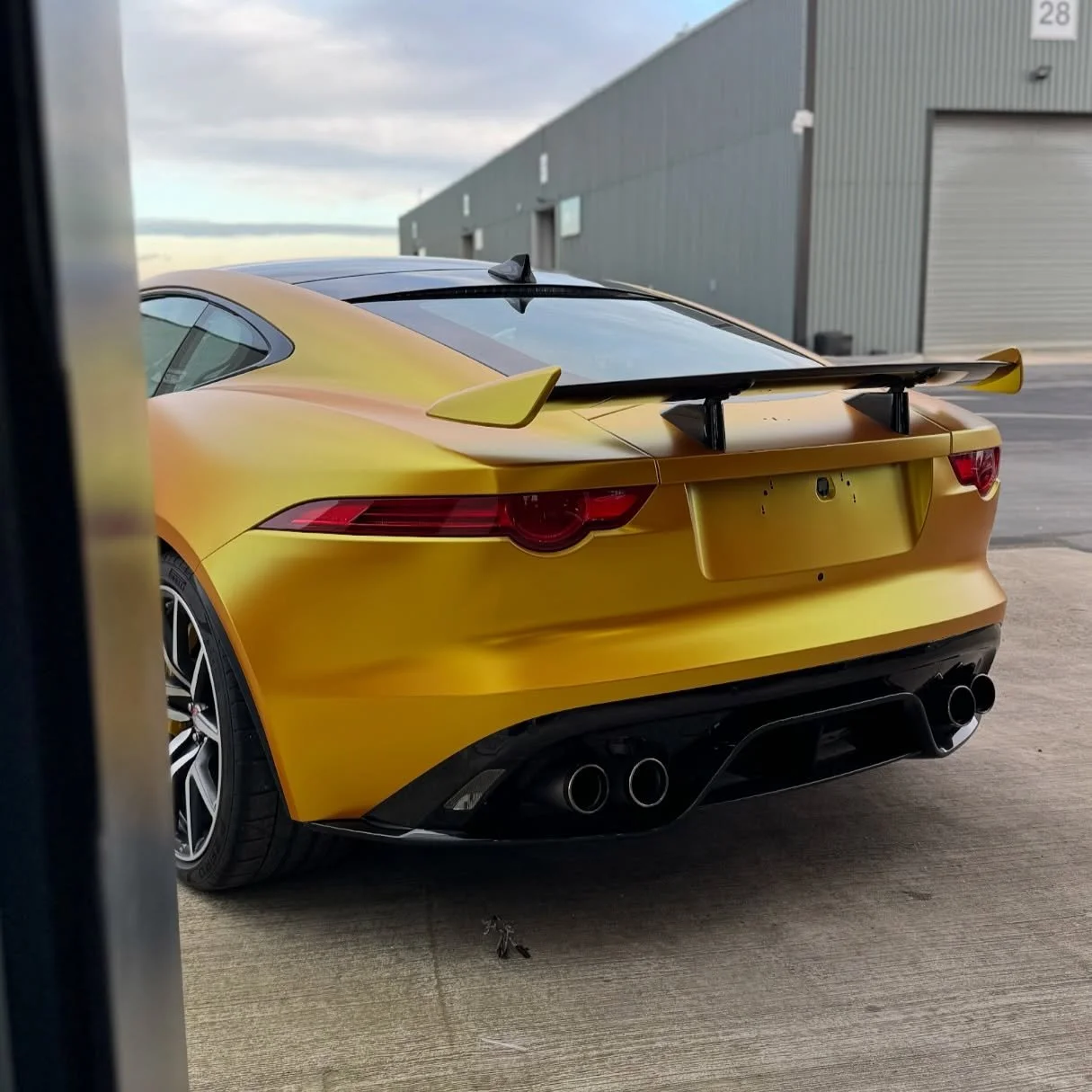 A Returning Customer Wanted A Unique Colour For His Jaguar F-Type SVR. We Certainly Delivered On That, We Wrapped This F-Type From Blue Including Shuts &amp; Returns🚗

Need A Vehicle Branding? 

Get In Touch And Let Us Transform Your Vehicles. We Ca