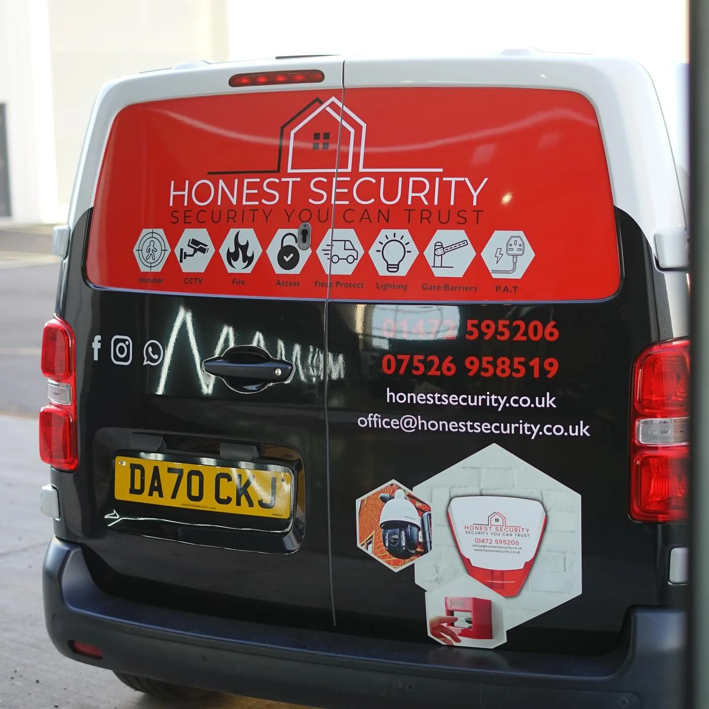 Today, We Leveled Up @honestsecurity Van Game. Our Mission: Make Honest Security&rsquo;s New Van Pop! We Branded That Toyota Proace, And Now It&rsquo;s A Street-Smart Marketing Machine. 🚗

Need A Vehicle Branding? 

Get In Touch And Let Us Transform