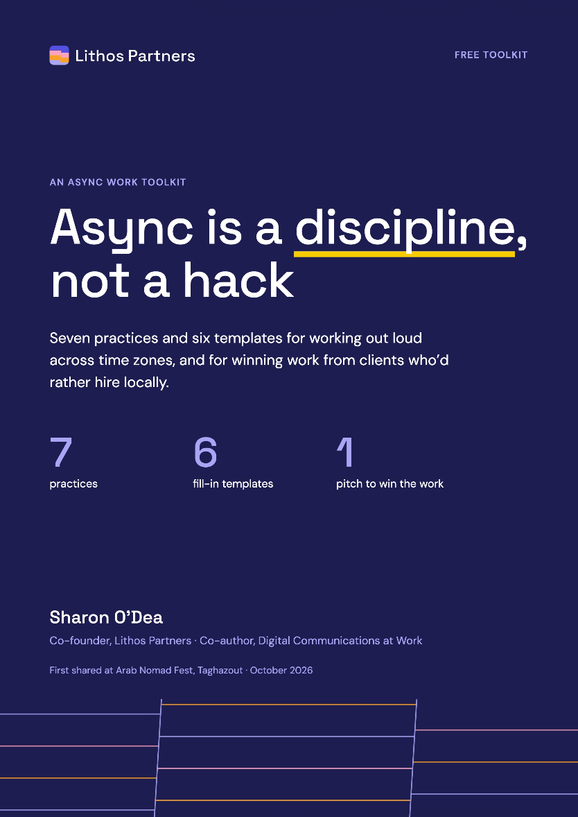 Cover of Sharon's async toolkit