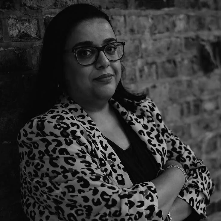 Black and white photo of Advita Patel, Founder, CommsRebel and former CIPR President