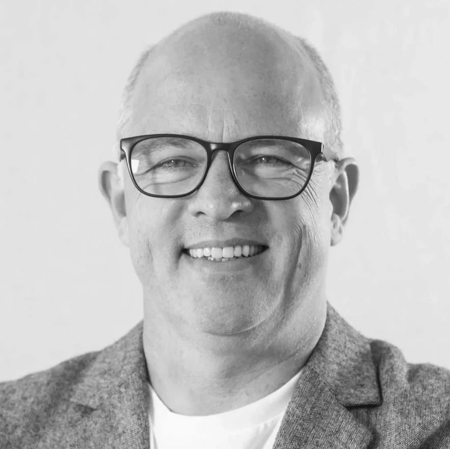 Black and white photo of Stephen Waddington, director, Wadds Inc. and PhD Researcher, Leeds Business School