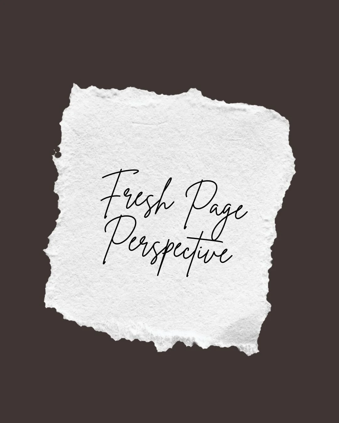 Fresh Page Perspective: Gedanken-Experiment 💭🧪🧠 