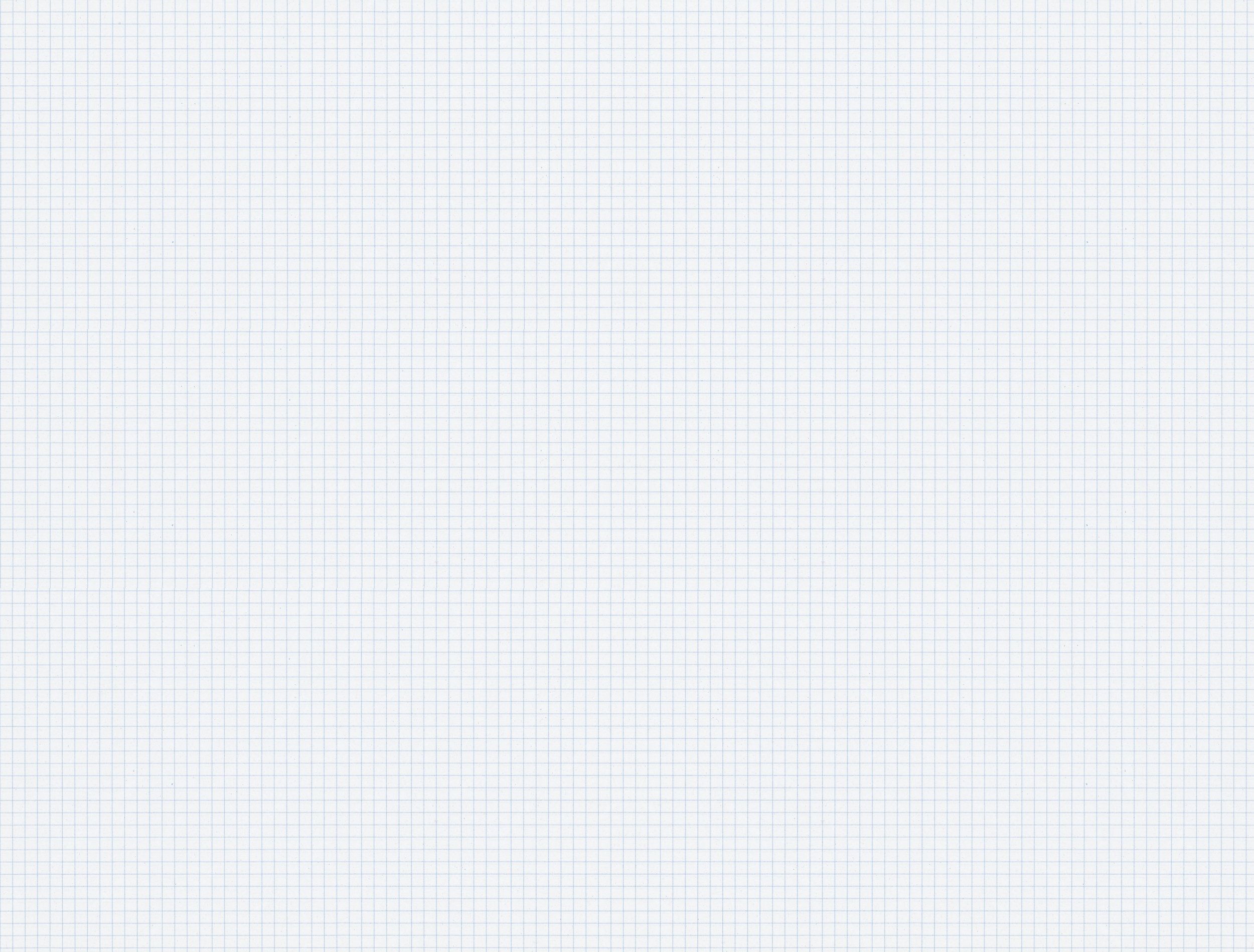 Page de cahier avec une grille en plan.