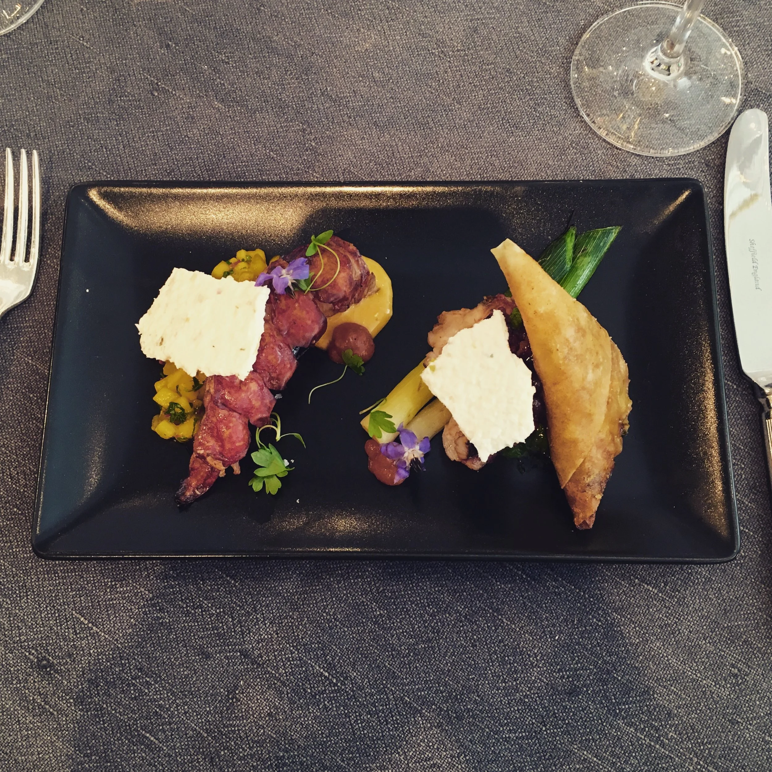 The lobster samosa at The Recipe's summer lunch