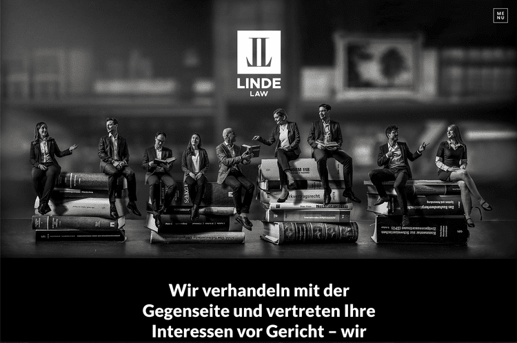 Website-Projekt Linde Law