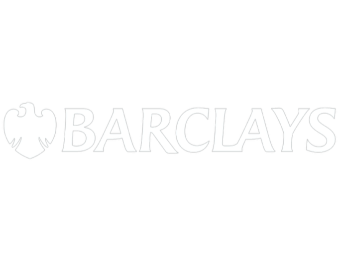 The Barclays logo featuring a white eagle emblem on a black background with the word "BARCLAYS" in white capital letters.