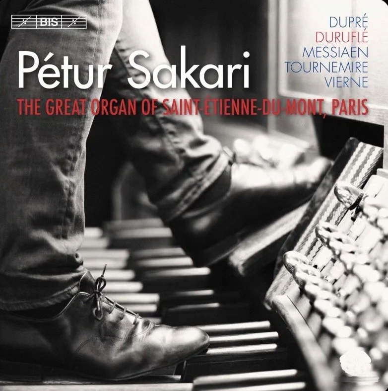 Album cover of "French Organ Music (BIS Records, 2014)" by organist Pétur Sakari