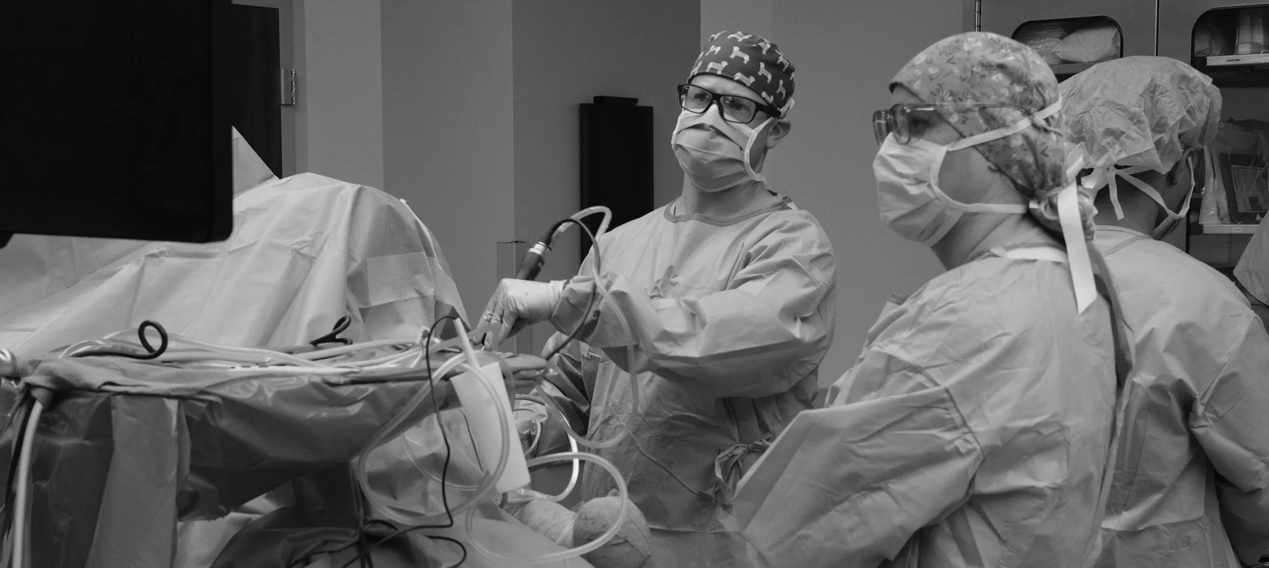 Shoulder arthroscopy procedure using a small camera to treat joint conditions.