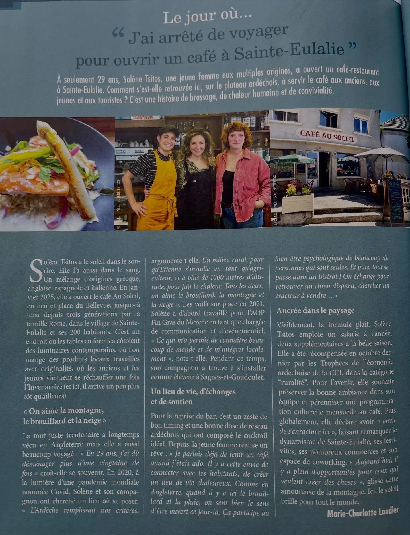 Merci @emerveilles_par_lardeche pour l&rsquo;article ☀️🌻