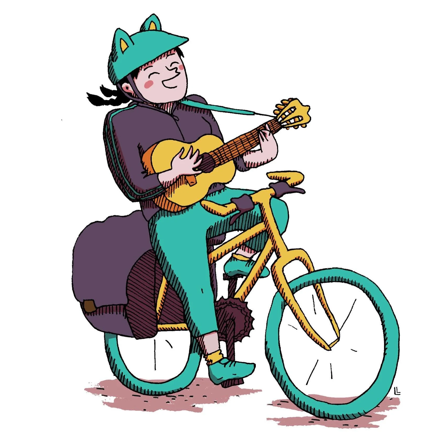 Rendez vous ce soir jeudi 28 mai &agrave; 18h30 au caf&eacute; au soleil pour rencontrer Lily Luca chanteuse qui fait LA (G)LOIRE &agrave; v&eacute;lo !
Dans la simplicit&eacute; du solo guitare-voix, Lily Luca nous livre les chansons de son 4e album