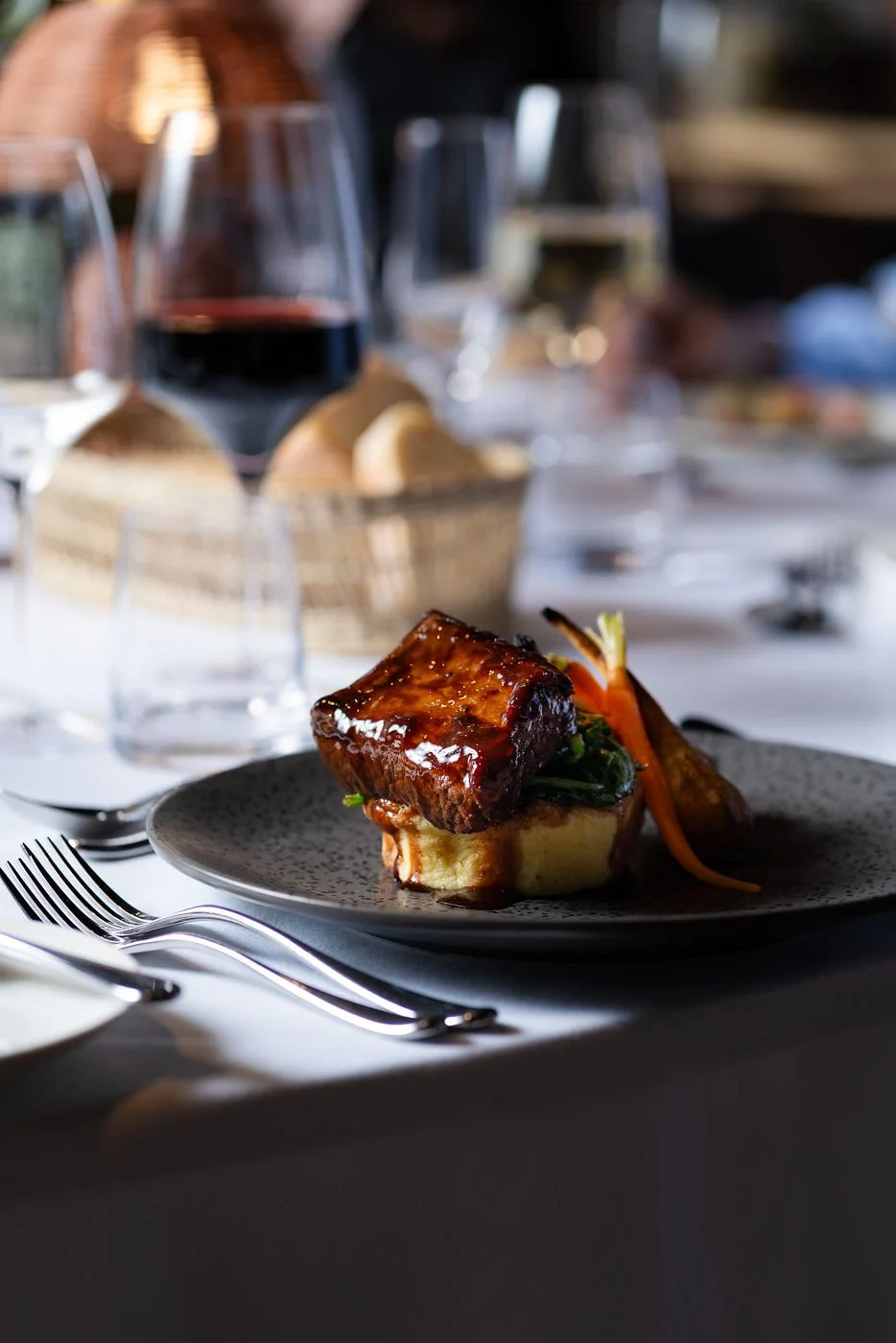 wedding breakfasts - meat and potato fine dining dish