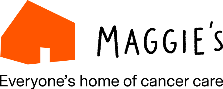 The logo of Maggie's cancer care charity