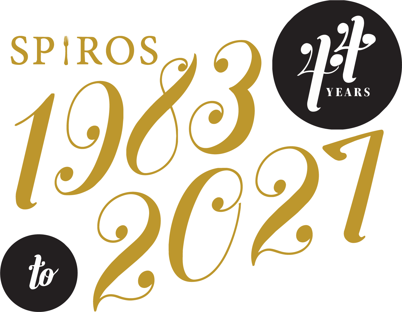 Spiros wedding caterers 44 year anniversary icon