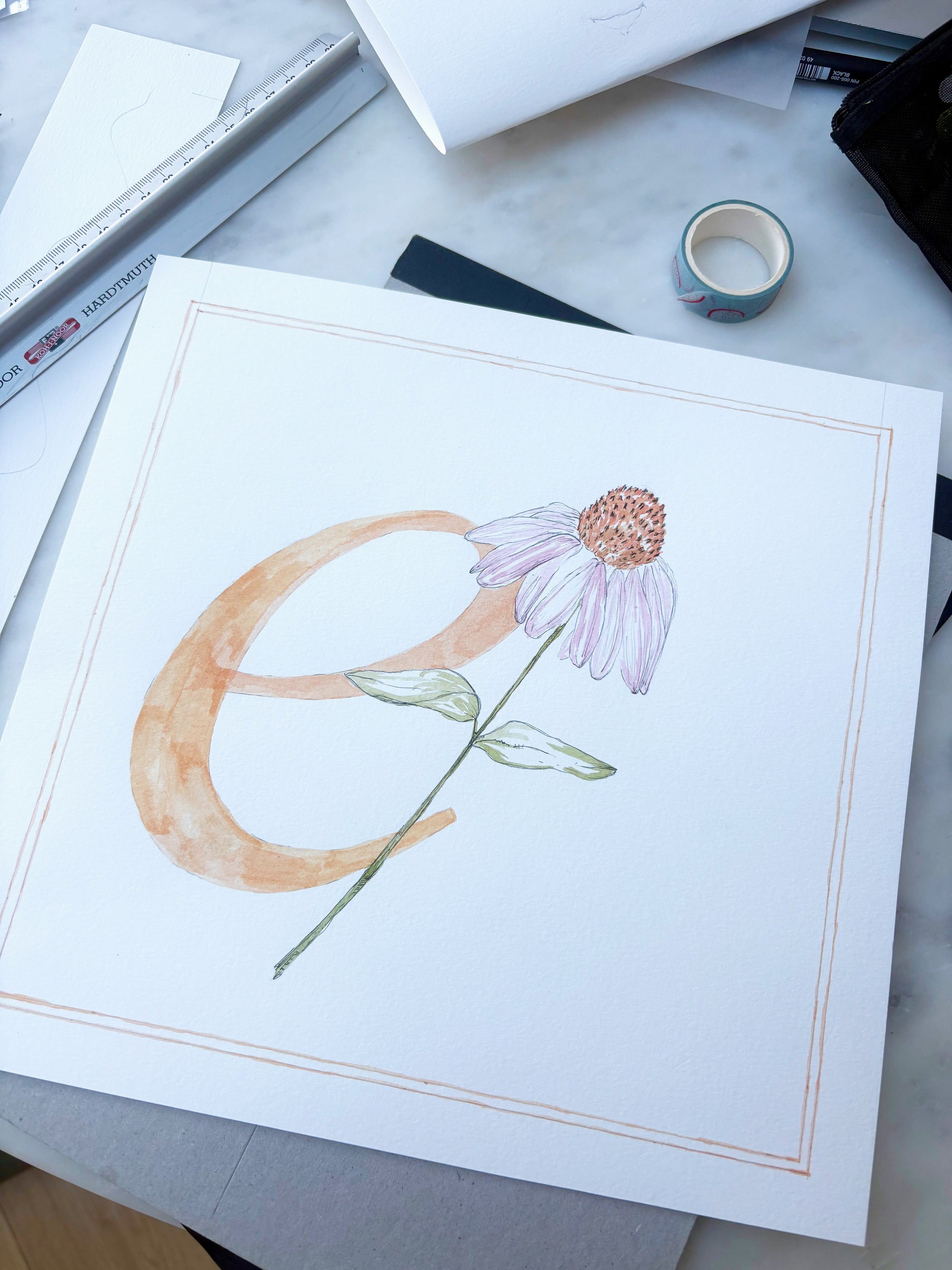 Bespoke commission - unframed