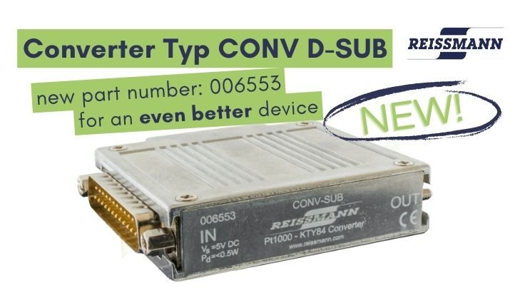 Convertidor de señal Pt100 / Pt1000 – KTY REISSMANN CONV D-SUB