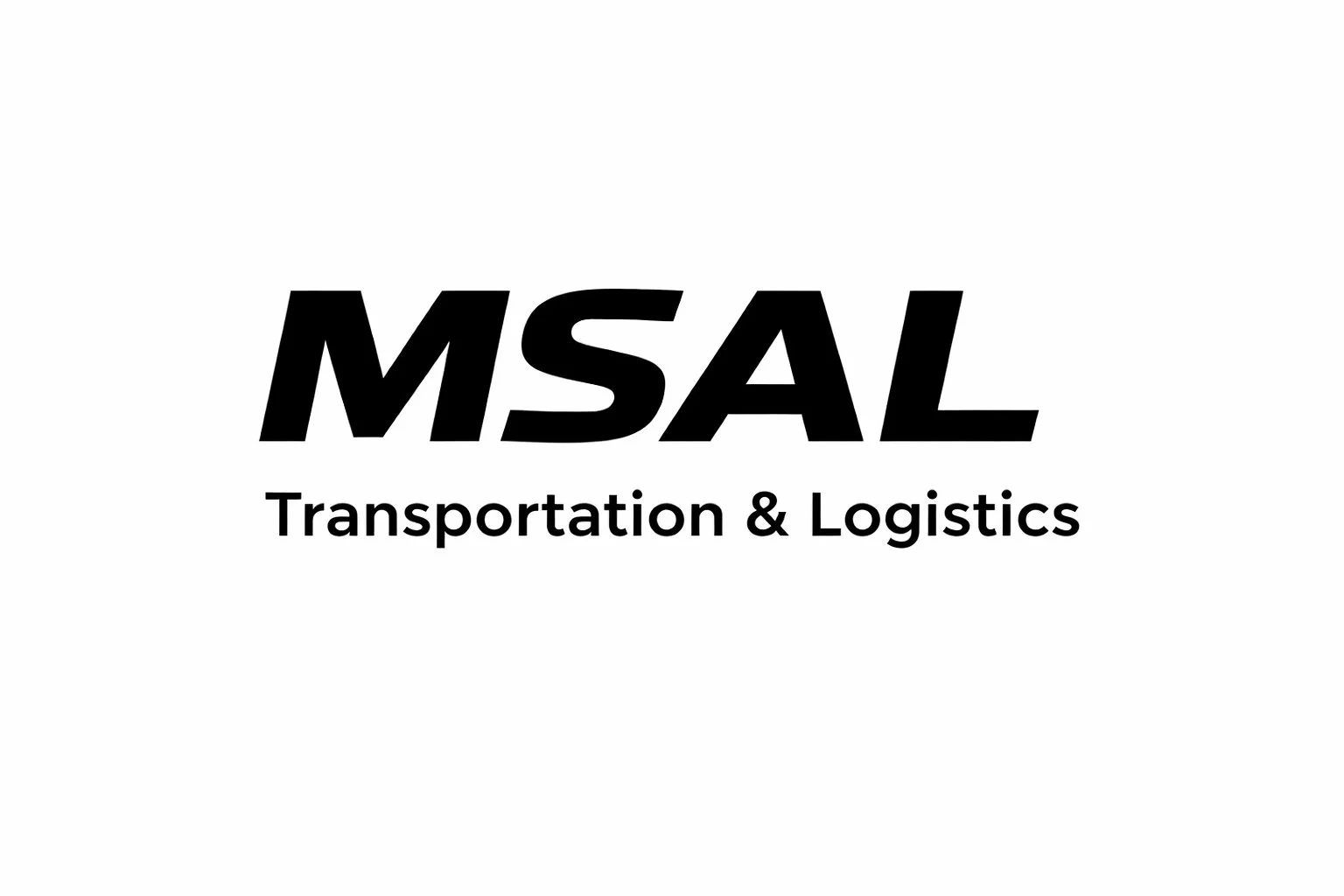 MSAL Transportation & Logistics logo in black text on a white background.