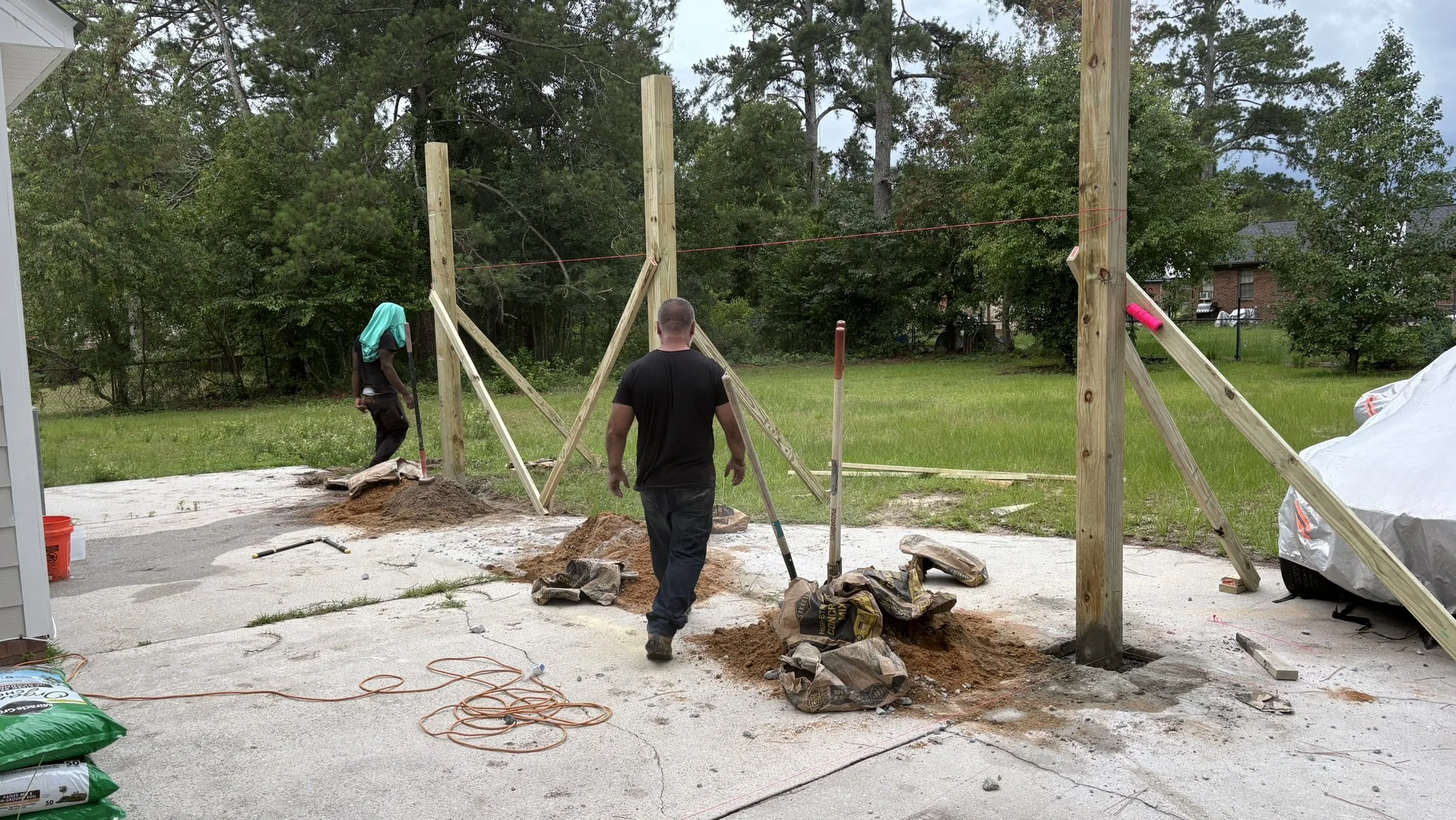 Patio build