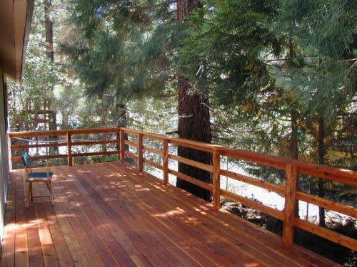 Porch build & stained 