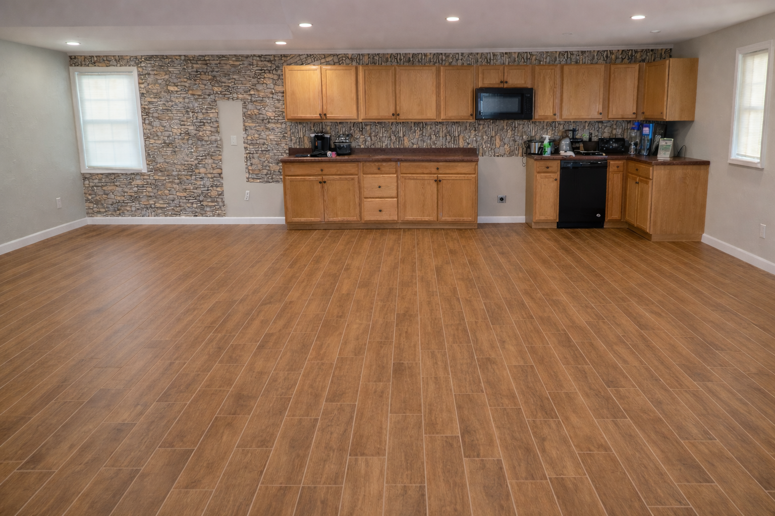 Floor Installation (after photo)