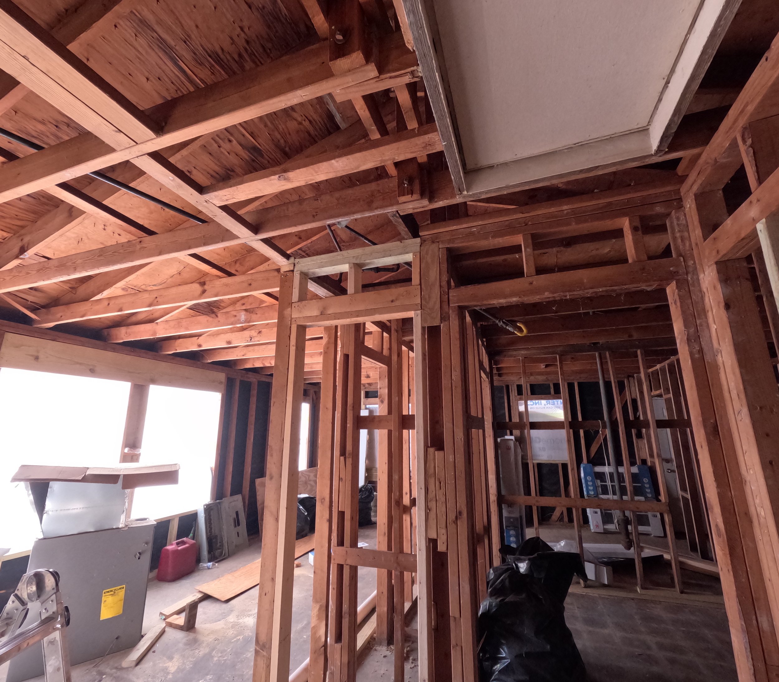 remodeling & repair the framing of an old house