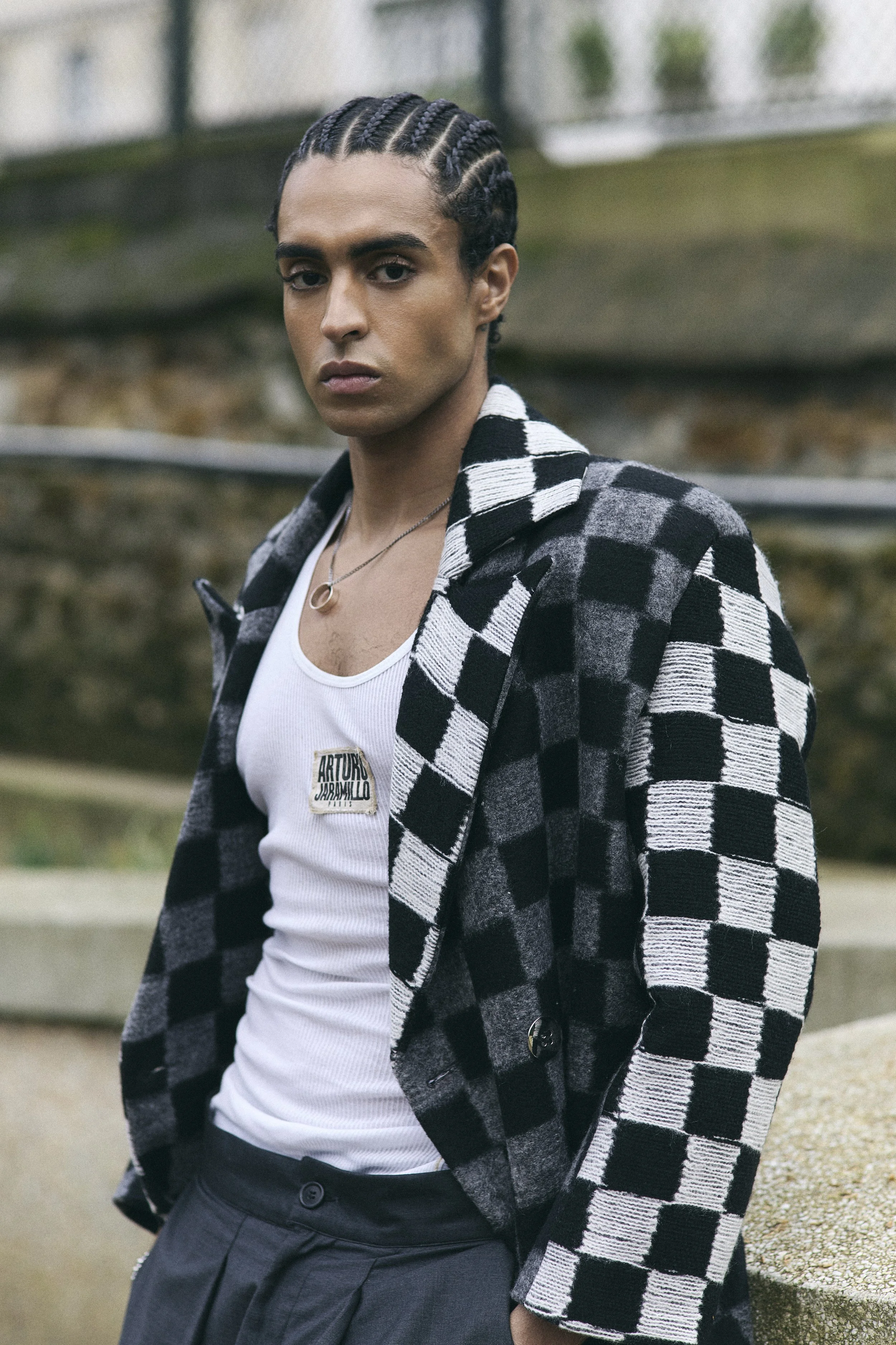 Photography: Dragos MITROFAN 
Art Direction/Styling: Alex BAKER 
Model: Fouad BELAROUSSI 
MUA: Bebecitamua_ 
Assistant Photography: Marios ALEXANDROU Paris, France.
