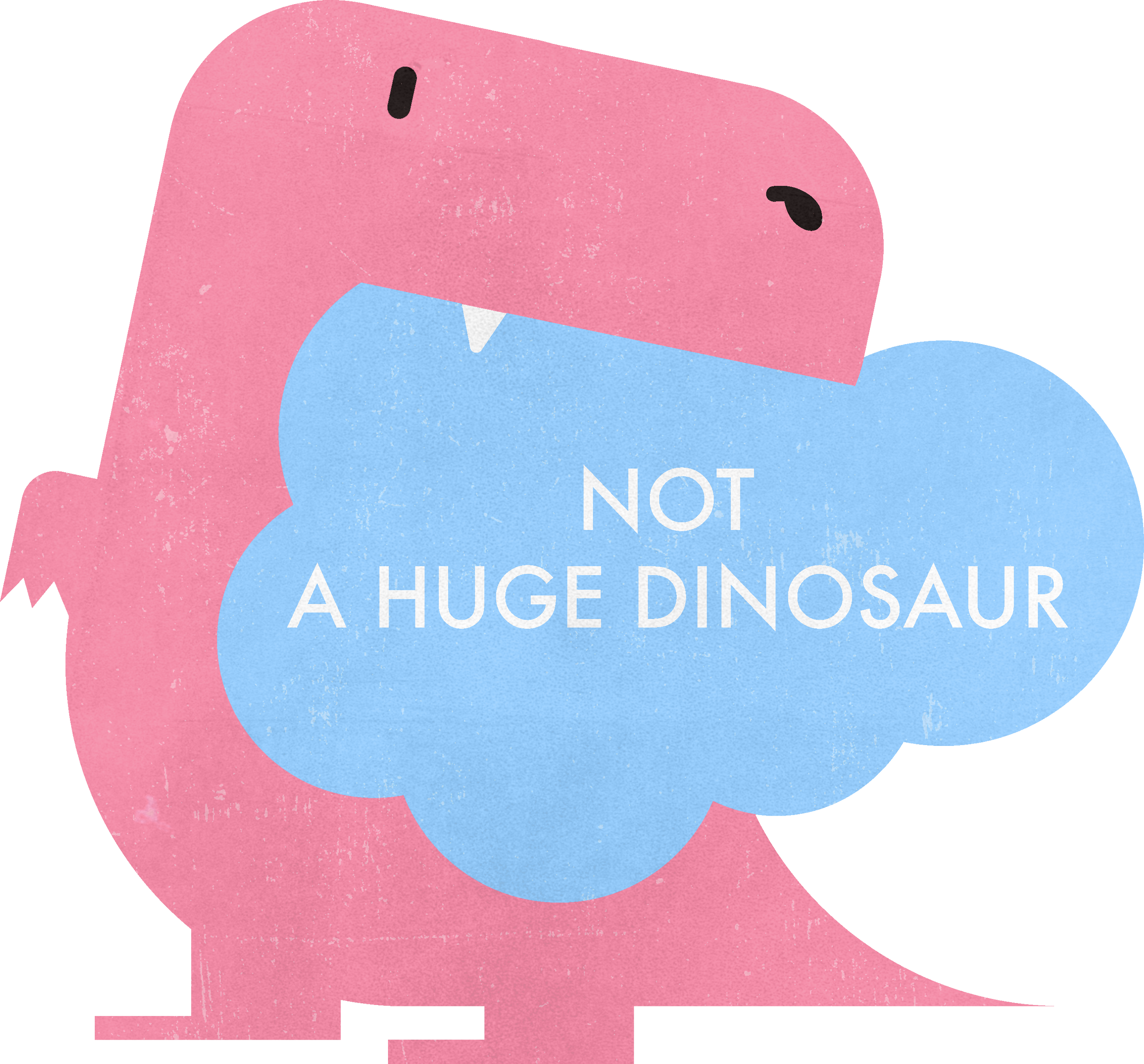 NOT A HUGE DINOSAUR's pink dinosaur logo. We are Salesforce experts helping small & medium businesses launch scalable, affordable solutions with the world’s number one CRM: Salesforce Customer 360.