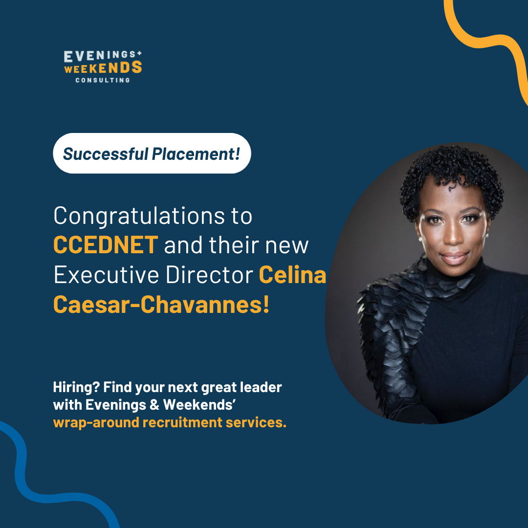 Successful Placement! Welcome Celina Caesar-Chavannes to CCEDNet