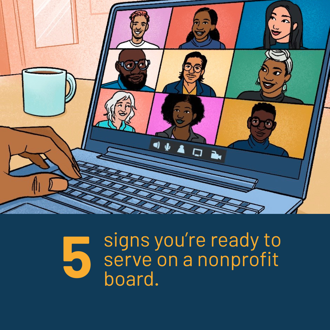 5 signs you’re ready to serve on a nonprofit board.