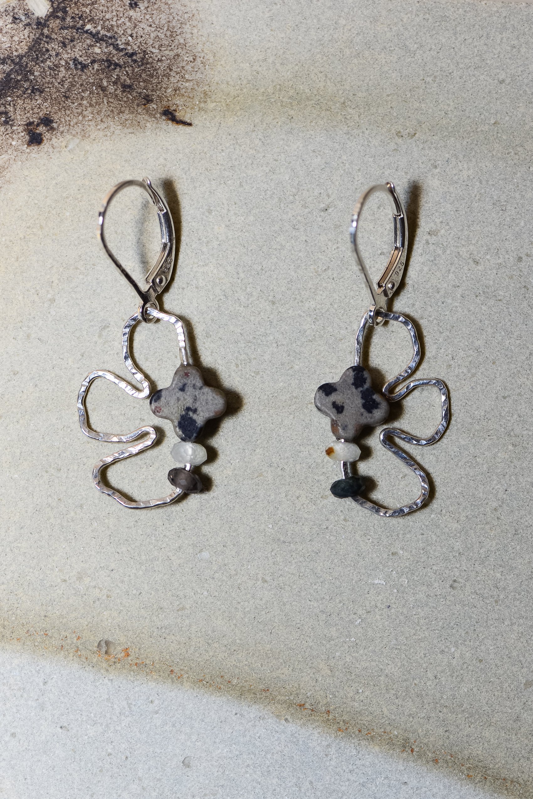 Flower earrings small