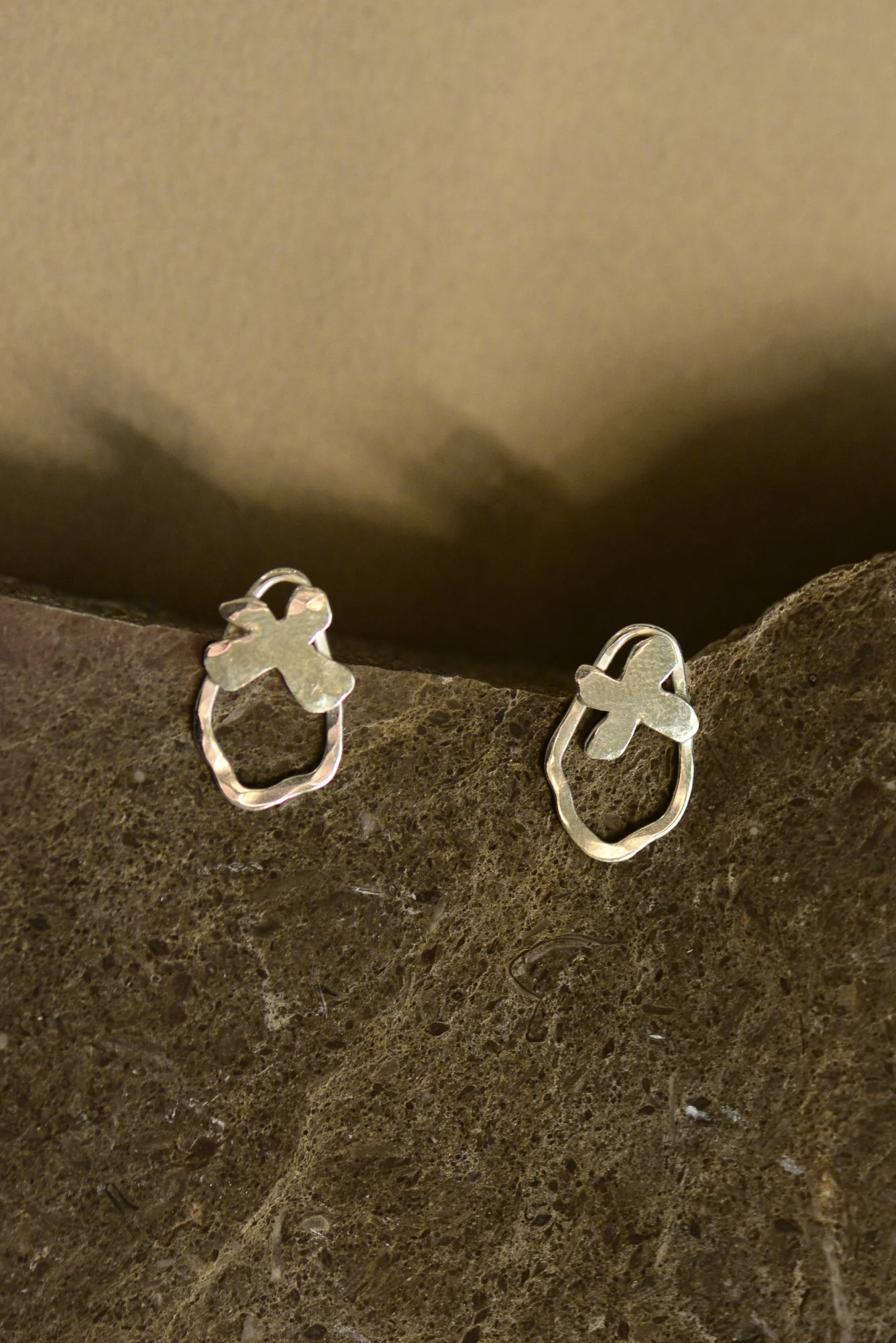 Flower Petal stud earring