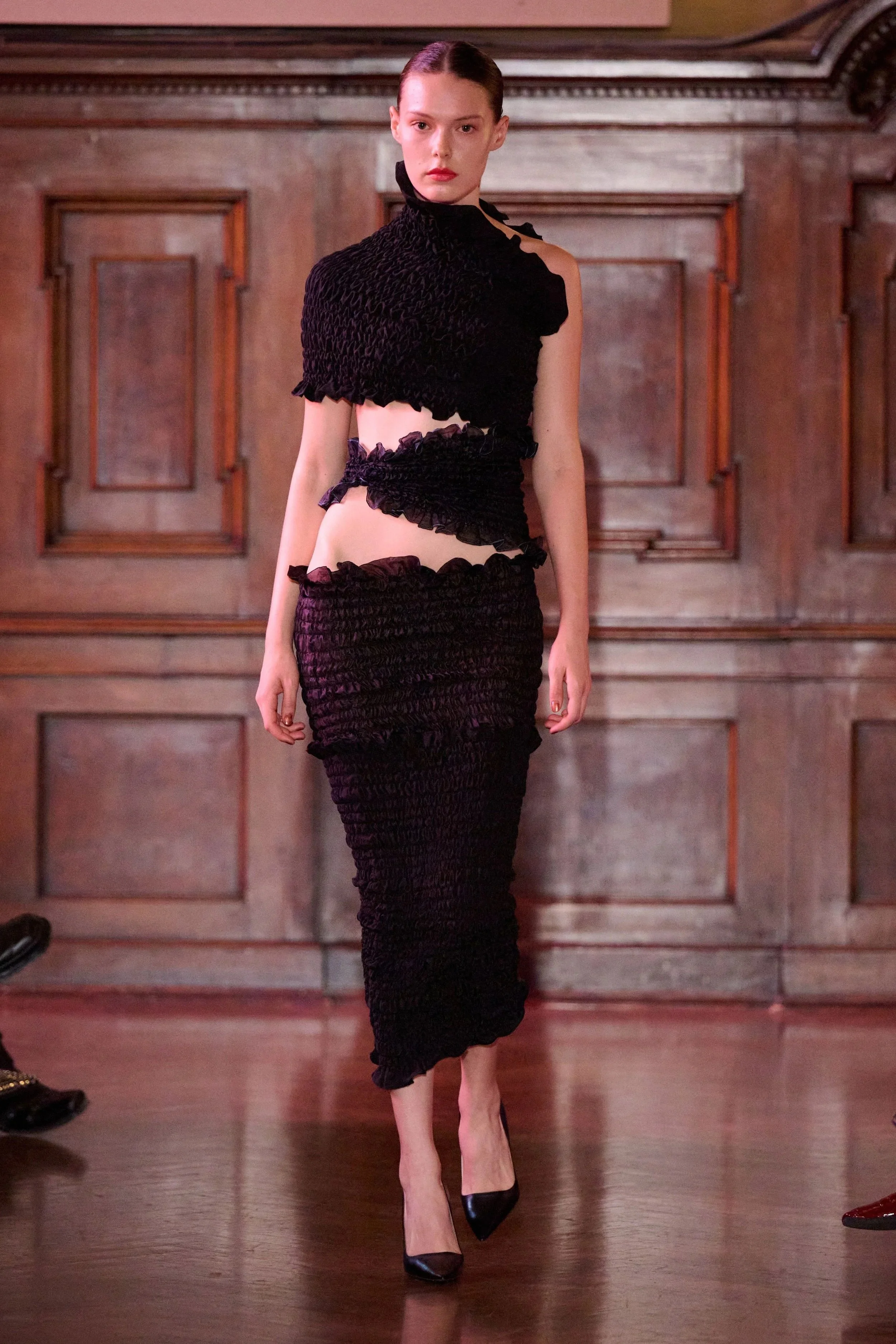 Berlin Fashion Week SS/27 Laura Gerte Catwalk hair & makeup by Jenna Smith Key Philipp Verheyen
