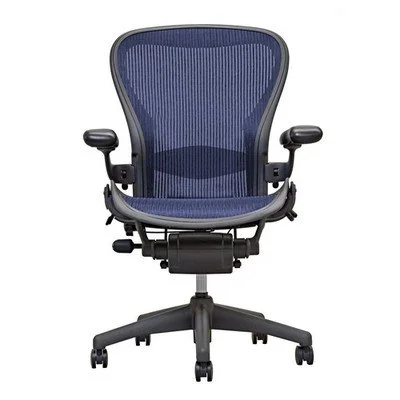 Herman Miller Aeron | Rare Cobalt Dark Blue | Size B | Fully Loaded | 9.5/10