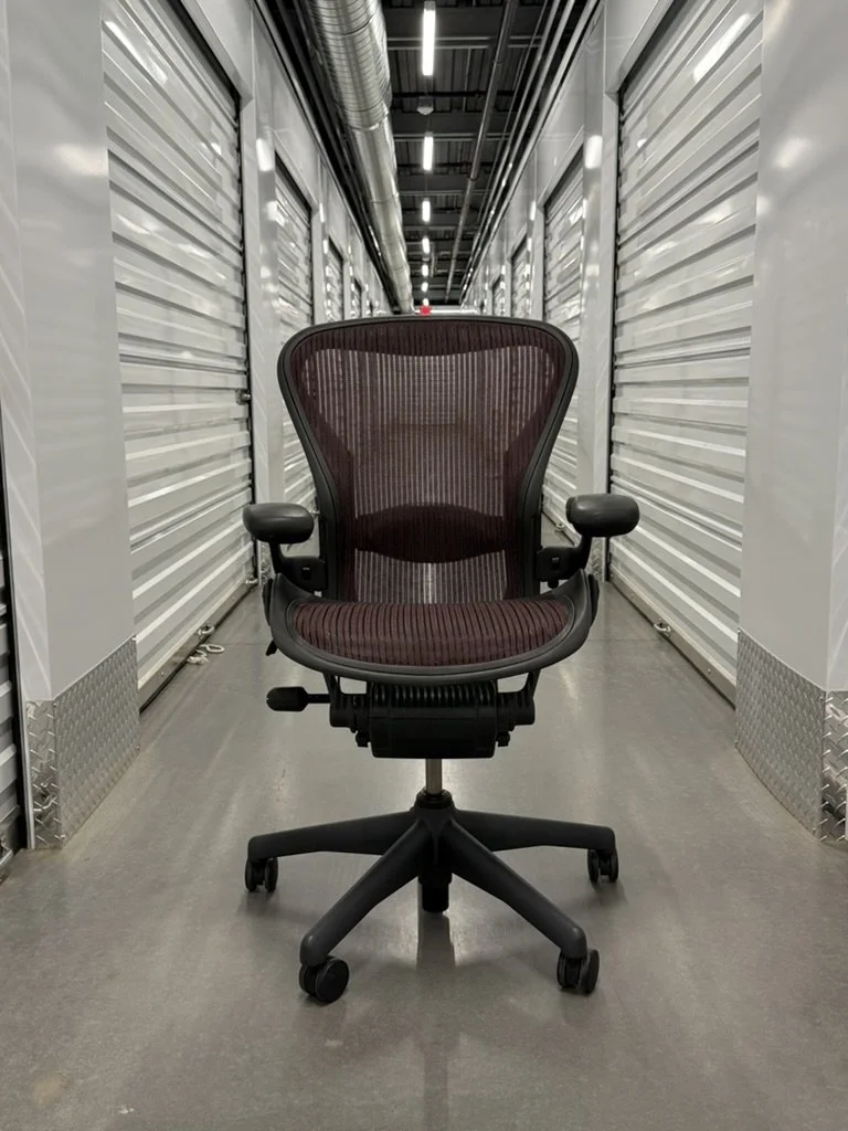 Herman Miller Aeron | Rare Burgundy | Size B | Fully Loaded | 9.5/10